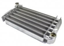 Теплообменник первичный, основной, Westen Pulsar, Pulsar D (дымоходная версия), Baxi Ecofour, Fourtech, Eco 3 Compact - 5677660 (Аналог, Турция)