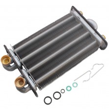 Теплообменник битермический для котла Beretta Ciao 24 CAI/CSI, Smart 24 CAI/CSI - R2310, R10021419 (оригинал)