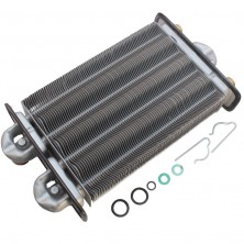 Теплообменник битермический для котла Beretta Ciao 24 CAI/CSI, Smart 24 CAI/CSI - R2310, R10021419 (оригинал)