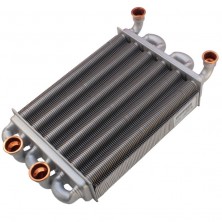 Теплообменник битермический Valmex (Италия) Immergas, Ariston, Biasi, Sime - 1.024398, 65106300, BI1592100, 6174258