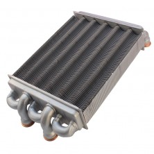 Теплообменник битермический Valmex (Италия) Immergas, Ariston, Biasi, Sime - 1.024398, 65106300, BI1592100, 6174258