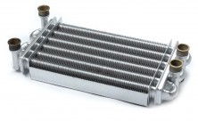 ТЕПЛООБМЕННИК БИТЕРМИЧЕСКИЙ L=270 (ДЛЯ BAXI MAIN FOUR, WESTEN QUASAR) - 616170, 5663720 (Аналог).