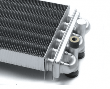 ТЕПЛООБМЕННИК БИТЕРМИЧЕСКИЙ L=270 (ДЛЯ BAXI MAIN FOUR, WESTEN QUASAR) - 616170, 5663720 (Аналог).