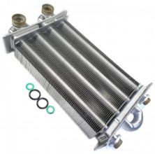 Теплообменник битермический для котла Beretta Ciao 24 CAI/CSI, Smart 24 CAI/CSI - R2310, R10021419 (аналог)